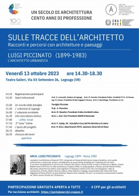 Convegno "Sulle tracce dell'architetto Luigi Piccinato" - LAIA