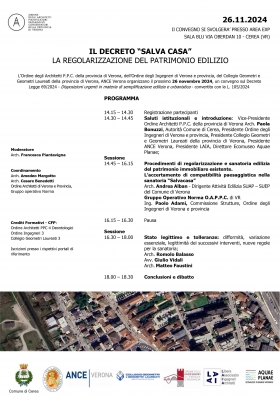 Concluso - convegno " IL DECRETO SALVA CASA" - LAIA