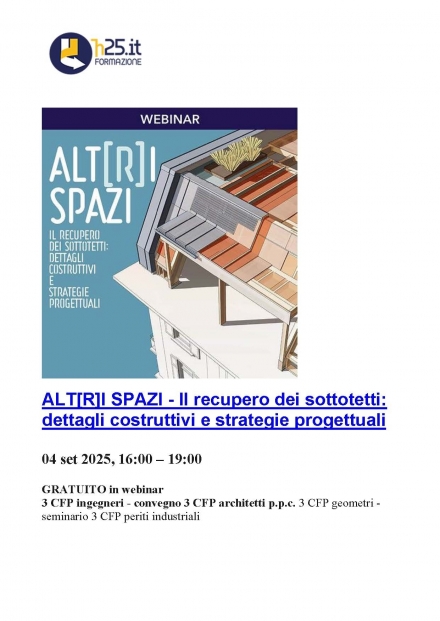 H25 formazione - webinar con cfp riconosciuti - LAIA