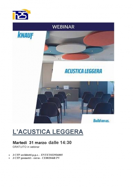 H25 formazione - webinar con cfp per architetti - LAIA
