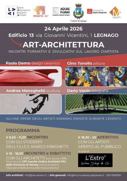 LAIA - prossimo evento ART - ARCHITETTURA con cfp - LAIA